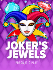 Slot clásica de joyas y joker con brillo intenso y premios visibles.